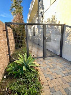 our powder coated pedestrian gates