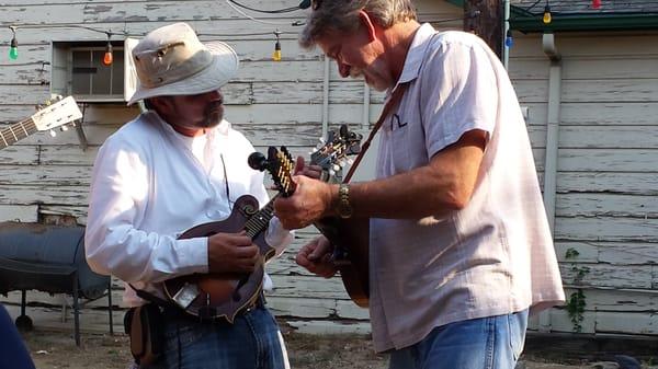 Jam session out back