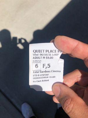 Movie ticket