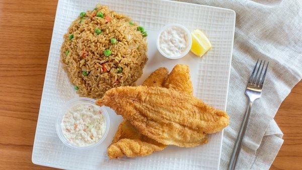 Catfish w/rice