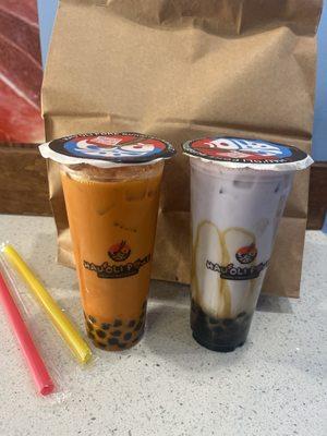 7. Thai Tea  4. Taro Milk Tea