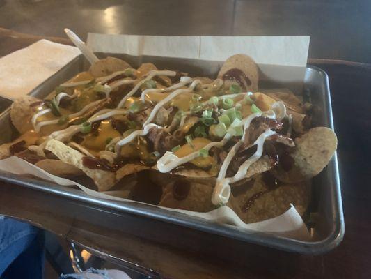 Pulled pork nachos September 24