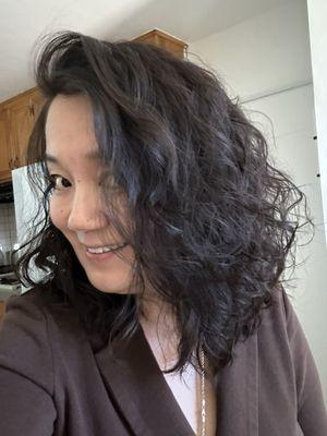 Results of digital perm