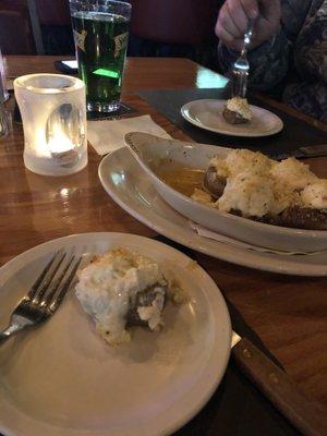 Seafood stuffed mushrooms