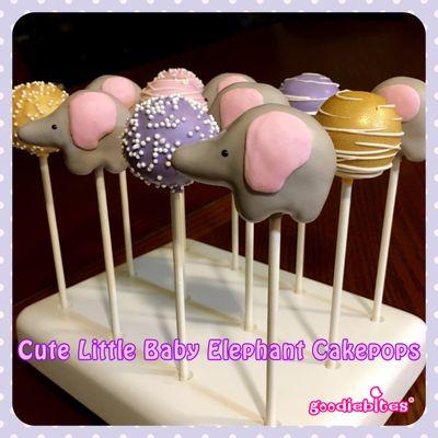 Baby Elephant Cakepops