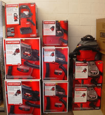 Craftsman Portable Shop Vacuums.