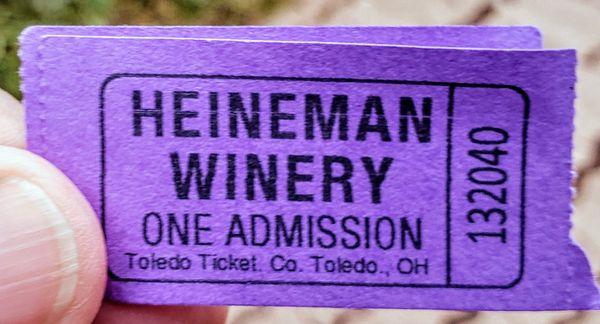 Ticket to Heineman's Tour