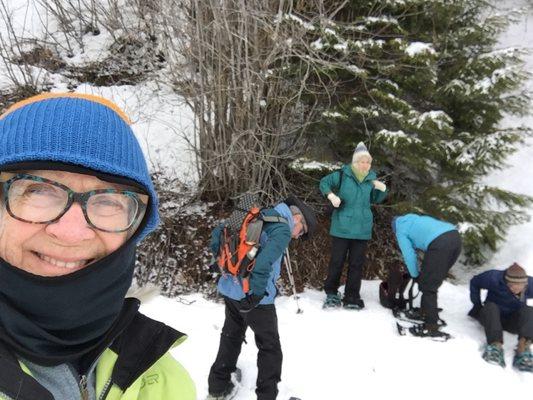 i was one of several people on this Eugene recreation snowshoe trip who rented from Brergs