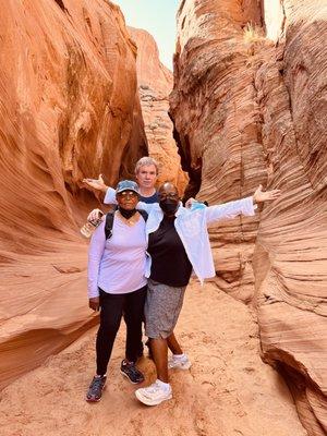 Secret Canyon - even the 'old folks' could do it!