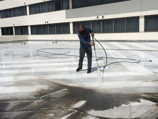 Vinyl Roof & Skylights Cleaning