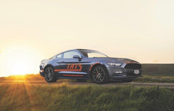 All behind the wheel training is conducted in our fleet of Ford Mustangs equipped with secondary control systems.