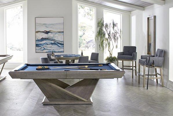 Origami Pool Table and Gameroom by California House