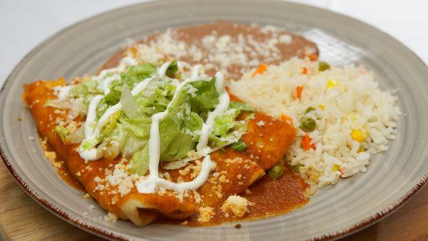 Enchiladas rojas