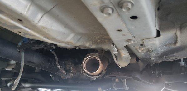 I recently had the catalytic converter stolen off my car! I immediately called Jon!