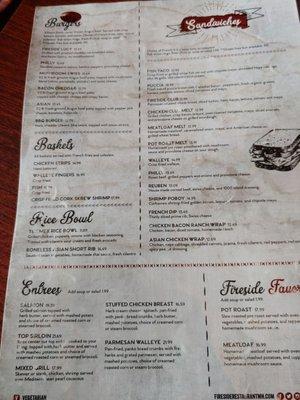 Menu side 2