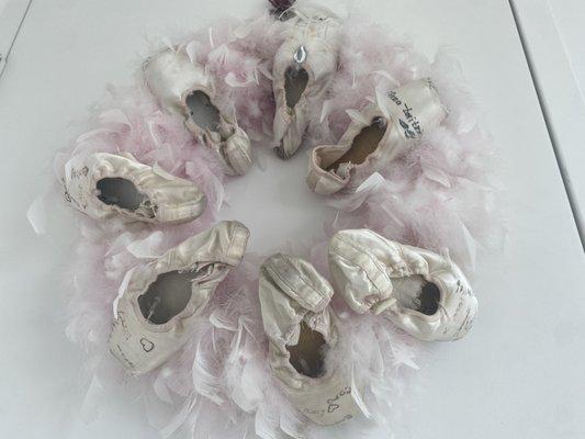 Cute shoe wreath