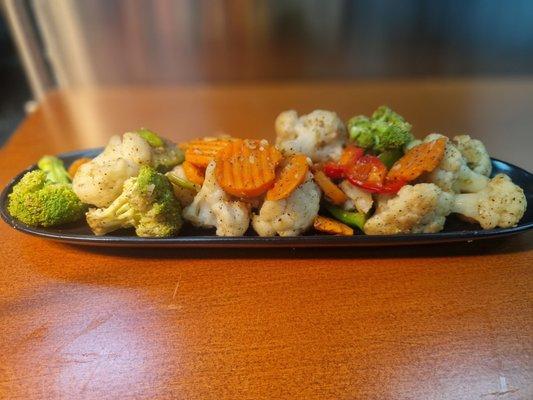 Steamed vegetables