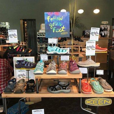 Lots of choices from Portland-based shoe maker KEEN footwear.