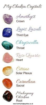 Chakra meditation healing stones available!