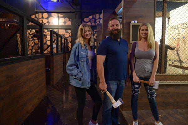 Bring out your inner lumberjack at BullsEye Axe Lounge