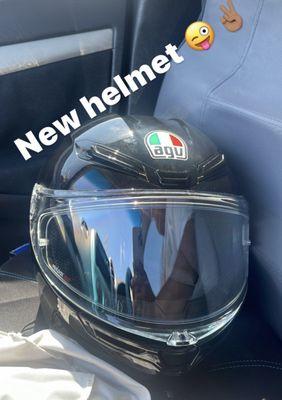 New helmet AGV K6