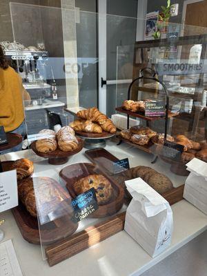 Croissants and danishes