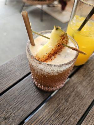 Caramelized pineapple margarita