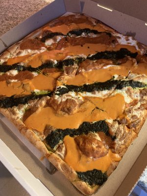 Tri Color Grandma Pizza