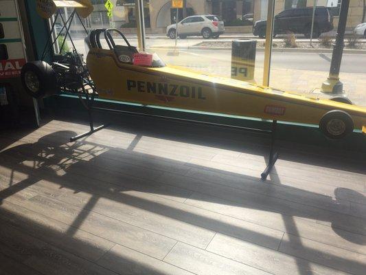 Penzoil racing dragster