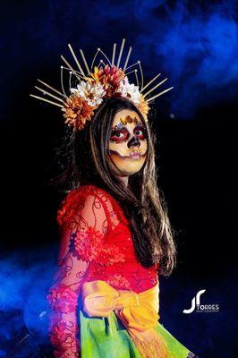 Día de Los Muertos Makeup