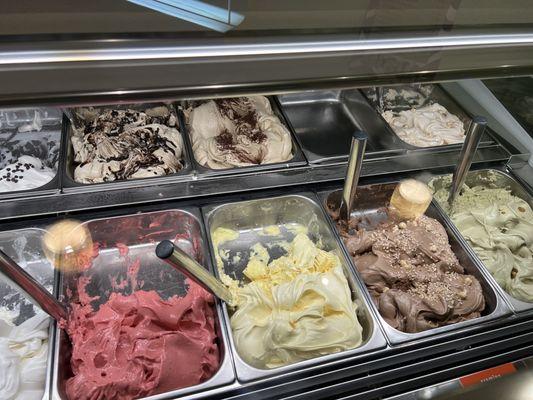 Homemade gelato made fresh every day