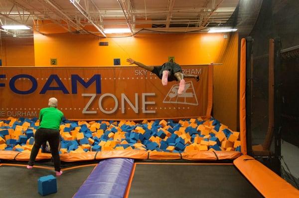 Foam Zone Fly-over!