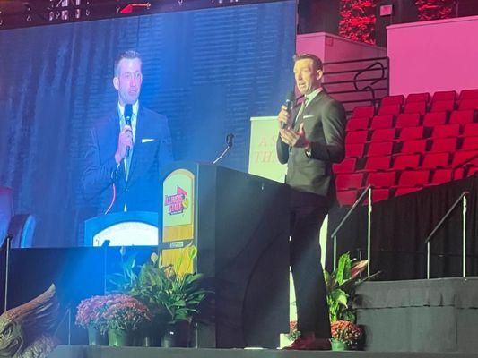 A fun evening supporting Illinois State basketball at A Night with the Redbirds! Amazing local food, great company and heard ...