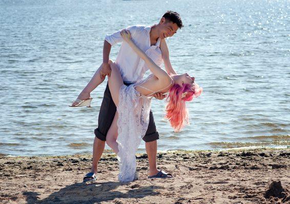 Beautiful Engagement Session at Lake Lansing, MI