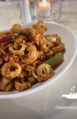 Spicy calamari