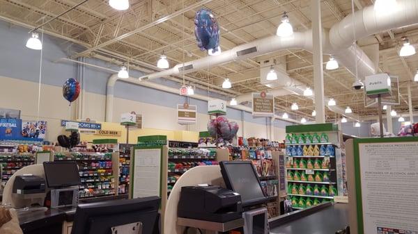 Some of the aisles from the register