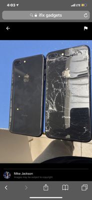 iPhone back glass repair