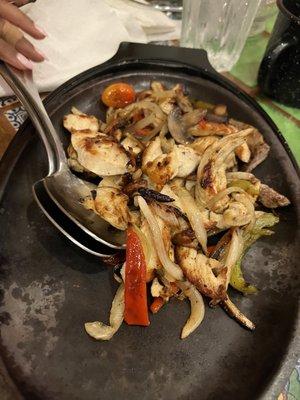 Chicken Paquito's Fajitas