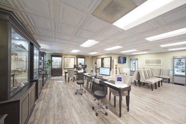 OC Eyecares' newly remodeled showroom!