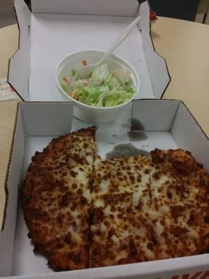 Pizza and salad lunch special!!