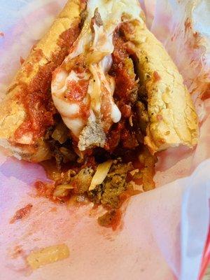 Italian steak sub