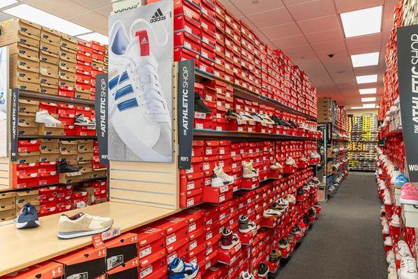 Athletic Shoes Section of Store