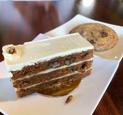 Carrot Cake, Chocolate Chip Cookie