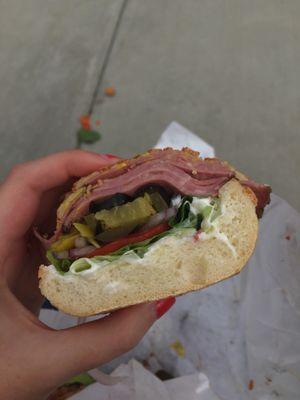 Pastrami on Dutch crunch