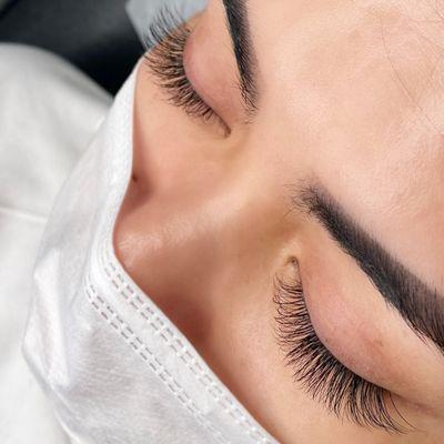 Hybrid full set - lash extensions