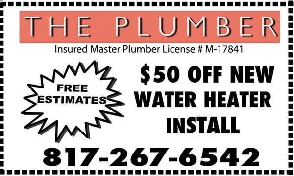 Plumbing Coupons