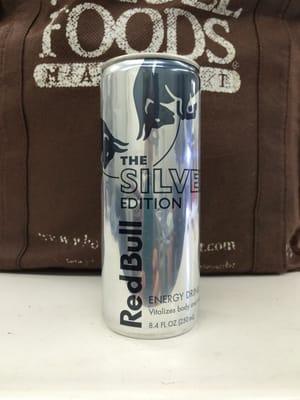 Red bull, silver