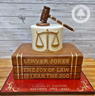 Lawyer Retirement Cake