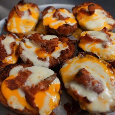 Homemade potato skins