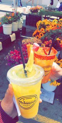 Mango mojito lemonade, mango chile limeade